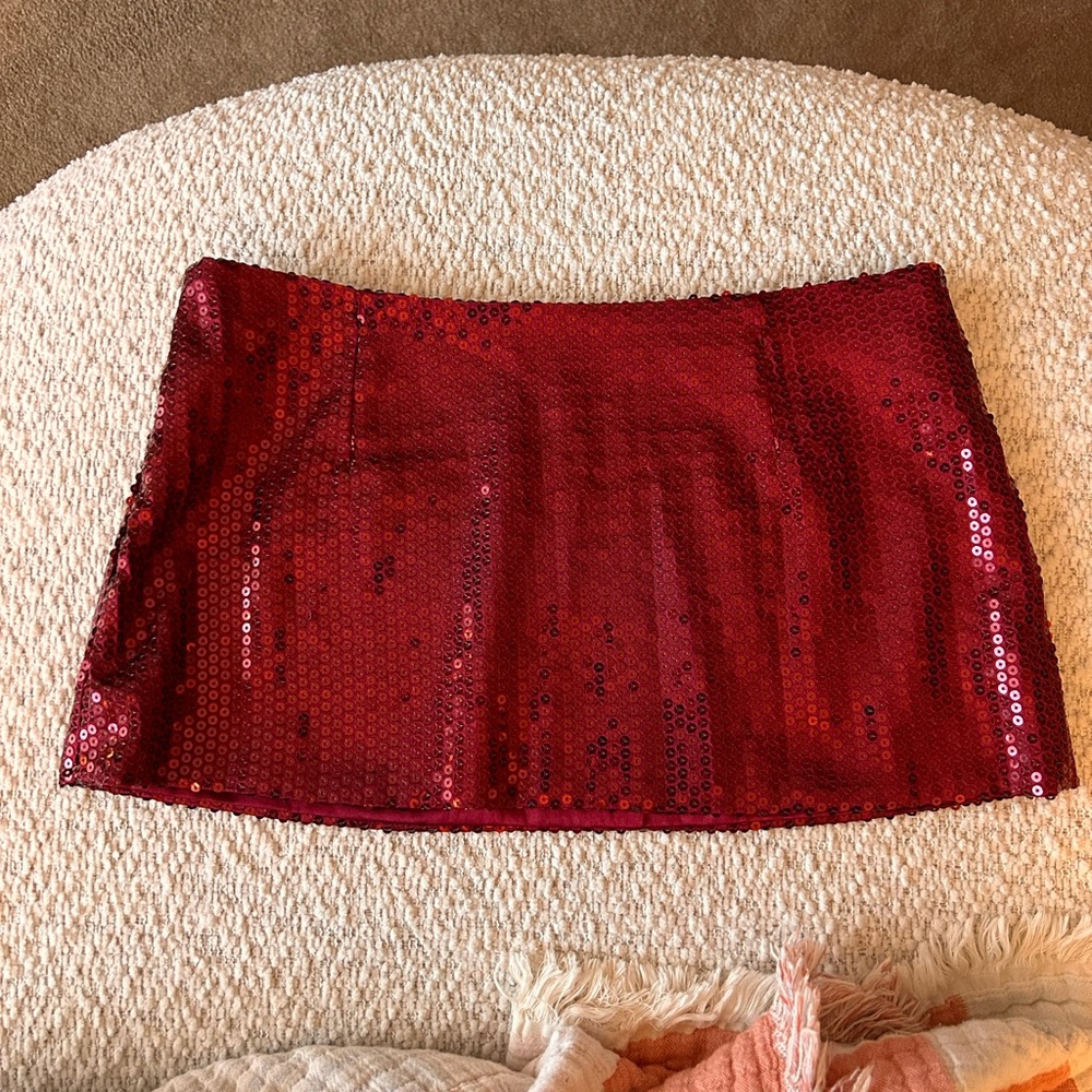 Parke Sequin Mini Skirt